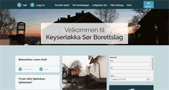 Desktop Screenshot of keyserlokka-sor.no